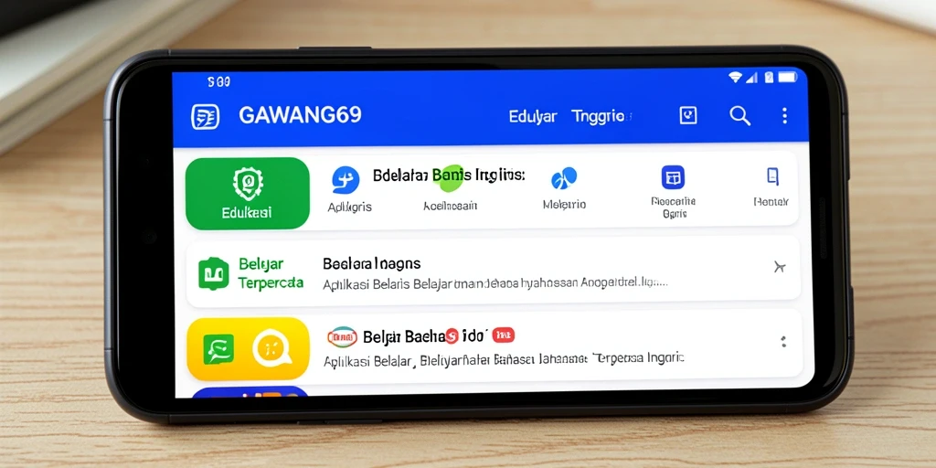 Antarmuka GAWANG69 yang menarik untuk belajar Bahasa Inggris.